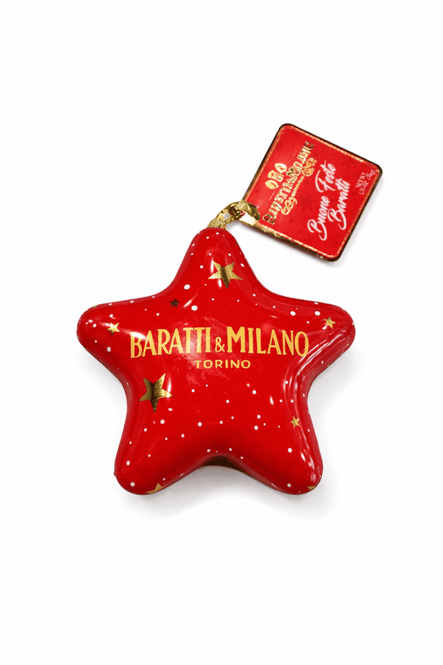 Estrela com Chocolate Vermelha- Baratti&Milano