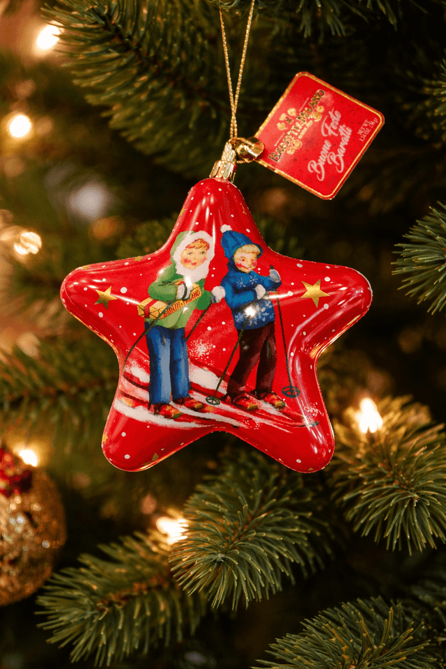 Estrela com Chocolate Vermelha- Baratti&Milano