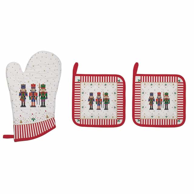 Set Luva+ 2 Porta Panelas Nutcracker – Easy Life Set Luva + 2 Pegas Nutcracker - Easy Life