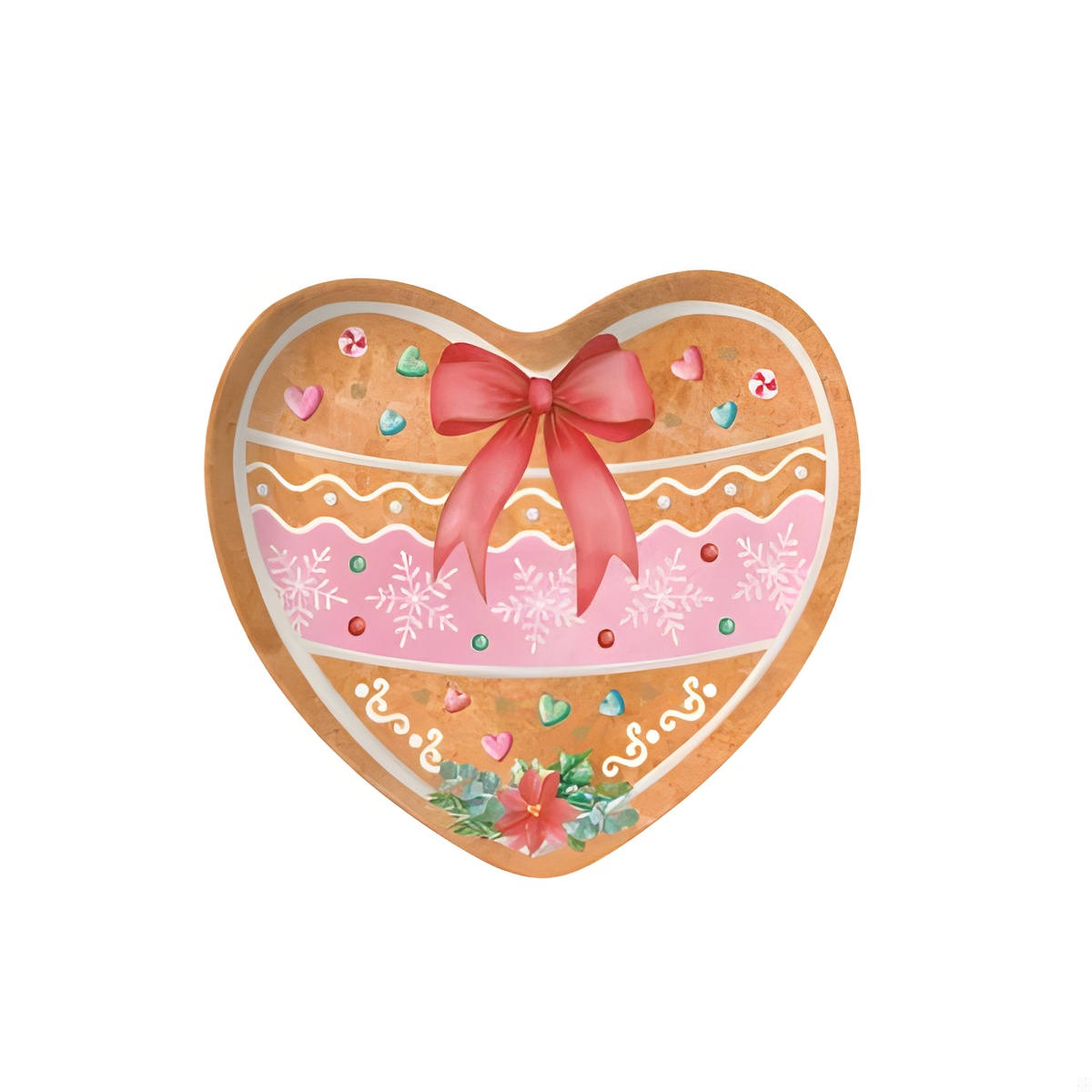 Travessa (Coração) SWEET CHRISTMAS: Easy life Travessa (Coração) SWEET CHRISTMAS - Easy Life